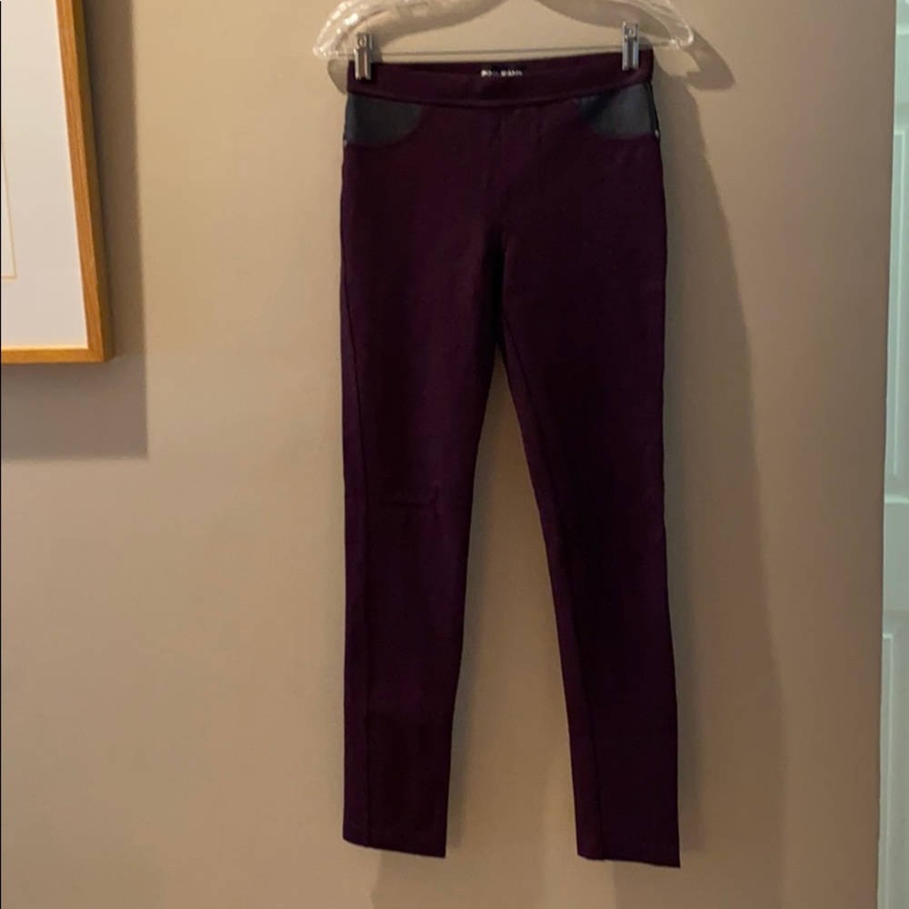 DNKY Jeans size XS dark berry color w/black trim {1164}